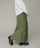 【サニーレーベル/Sonny Label / URBAN RESEARCH】のカーゴロングスカート 人気、トレンドファッション・服の通販 founy(ファニー) ファッション Fashion レディースファッション WOMEN スカート Skirt ロングスカート Long Skirt 2024年 2024 2024-2025秋冬・A/W Aw/Autumn/Winter/Fw/Fall/2024-2025 A/W・秋冬 Aw・Autumn/Winter・Fw・Fall-Winter 冬 Winter おすすめ Recommend シンプル Simple スウェット Sweat トレンド Trend ポケット Pocket ミリタリー Military ワーク Work thumbnail カーキ|ID: prp329100004189124 ipo3291000000029023008