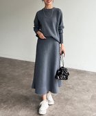 【シェトワ/Chez toi】のプルオーバー×スカートニットSETUP 人気、トレンドファッション・服の通販 founy(ファニー) ファッション Fashion レディースファッション WOMEN セットアップ Setup スカート Skirt スウェット Sweat セットアップ Set Up デニム Denim トレンド Trend 無地 Plain Color ワイド Wide thumbnail グレー|ID: prp329100004189358 ipo3291000000029023730