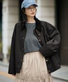 【コーエン/COEN】のコーデュロイカラーハンティングジャケット 人気、トレンドファッション・服の通販 founy(ファニー) ファッション Fashion レディースファッション WOMEN アウター Coat Outerwear ジャケット Jackets おすすめ Recommend カーゴパンツ Cargo Pants コーデュロイ Corduroy ジャケット Jacket スタンド Stand デニム Denim ポケット Pocket ミドル Middle ロールアップ Roll Up ワイド Wide 定番 Standard 羽織 Haori thumbnail BLACK|ID: prp329100004189378 ipo3291000000029023797