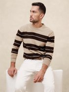 【バナナリパブリック ファクトリーストア/BANANA REPUBLIC FACTORY STORE / MEN】のBANANA REPUBLIC FACTORY STORE メリノウール セーター 人気、トレンドファッション・服の通販 founy(ファニー) ファッション Fashion メンズファッション MEN A/W・秋冬 Aw・Autumn/Winter・Fw・Fall-Winter シンプル Simple スリーブ Sleeve セーター Sweater ベーシック Basic マフラー Scarf ロング Long 帽子 Hat thumbnail MULTI_STRIPE|ID: prp329100004189427 ipo3291000000029515629