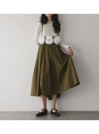 【コエル/COEL】の2WAYフラワーモチーフジャンパースカート 人気、トレンドファッション・服の通販 founy(ファニー) ファッション Fashion レディースファッション WOMEN スカート Skirt thumbnail カーキ|ID: prp329100004189453 ipo3291000000029024119