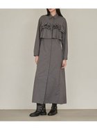 【スタイリング/styling】のラッフルシャツワンピース 人気、トレンドファッション・服の通販 founy(ファニー) ファッション Fashion レディースファッション WOMEN ワンピース Dress シャツワンピース Shirt Dresses フェミニン Feminine フレア Flare ポケット Pocket ラッフル Raffle thumbnail CGRY[007]|ID: prp329100004189489 ipo3291000000029024262