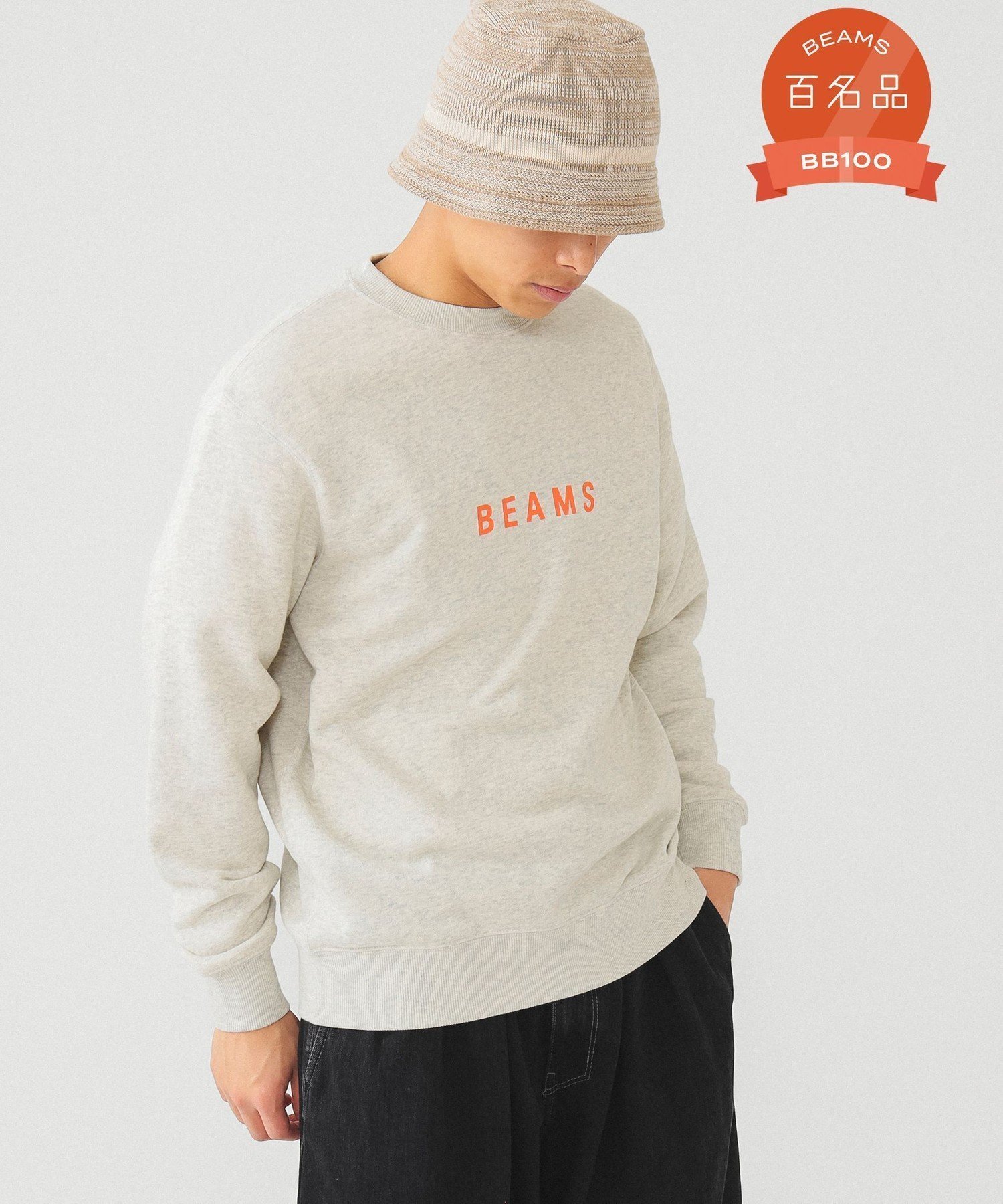 【ビームス/BEAMS / MEN】の【ビームスの百名品】BEAMS ロゴ スウェット 24SS インテリア・キッズ・メンズ・レディースファッション・服の通販 founy(ファニー) 　ファッション　Fashion　メンズファッション　MEN　2024年　2024　2024春夏・S/S　Ss,Spring/Summer,2024　おすすめ　Recommend　シンプル　Simple　スウェット　Sweat　フロント　Front　プリント　Print　ベーシック　Basic　人気　Popularity　定番　Standard　OATMEAL|ID: prp329100004189662 ipo3291000000029472781