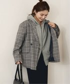 【ジャーナルスタンダード/JOURNAL STANDARD】のT/R チェックオーバージャケット 人気、トレンドファッション・服の通販 founy(ファニー) ファッション Fashion レディースファッション WOMEN アウター Coat Outerwear ジャケット Jackets 2024年 2024 2024-2025秋冬・A/W Aw/Autumn/Winter/Fw/Fall/2024-2025 ジャケット Jacket チェック Check トレンド Trend thumbnail ブラック A|ID: prp329100004189670 ipo3291000000029025045