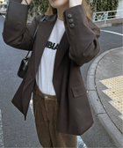 【ジャーナルスタンダード/JOURNAL STANDARD】のT/R チェックオーバージャケット 人気、トレンドファッション・服の通販 founy(ファニー) ファッション Fashion レディースファッション WOMEN アウター Coat Outerwear ジャケット Jackets 2024年 2024 2024-2025秋冬・A/W Aw/Autumn/Winter/Fw/Fall/2024-2025 ジャケット Jacket チェック Check トレンド Trend thumbnail ブラウン|ID: prp329100004189670 ipo3291000000029025046