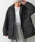 【スピック&スパン/Spick & Span】のPEタフタパデットファティーグジャケット 人気、トレンドファッション・服の通販 founy(ファニー) ファッション Fashion レディースファッション WOMEN アウター Coat Outerwear ジャケット Jackets ジャケット Jacket メンズ Mens ルーズ Loose thumbnail ブラック|ID: prp329100004189711 ipo3291000000029025189