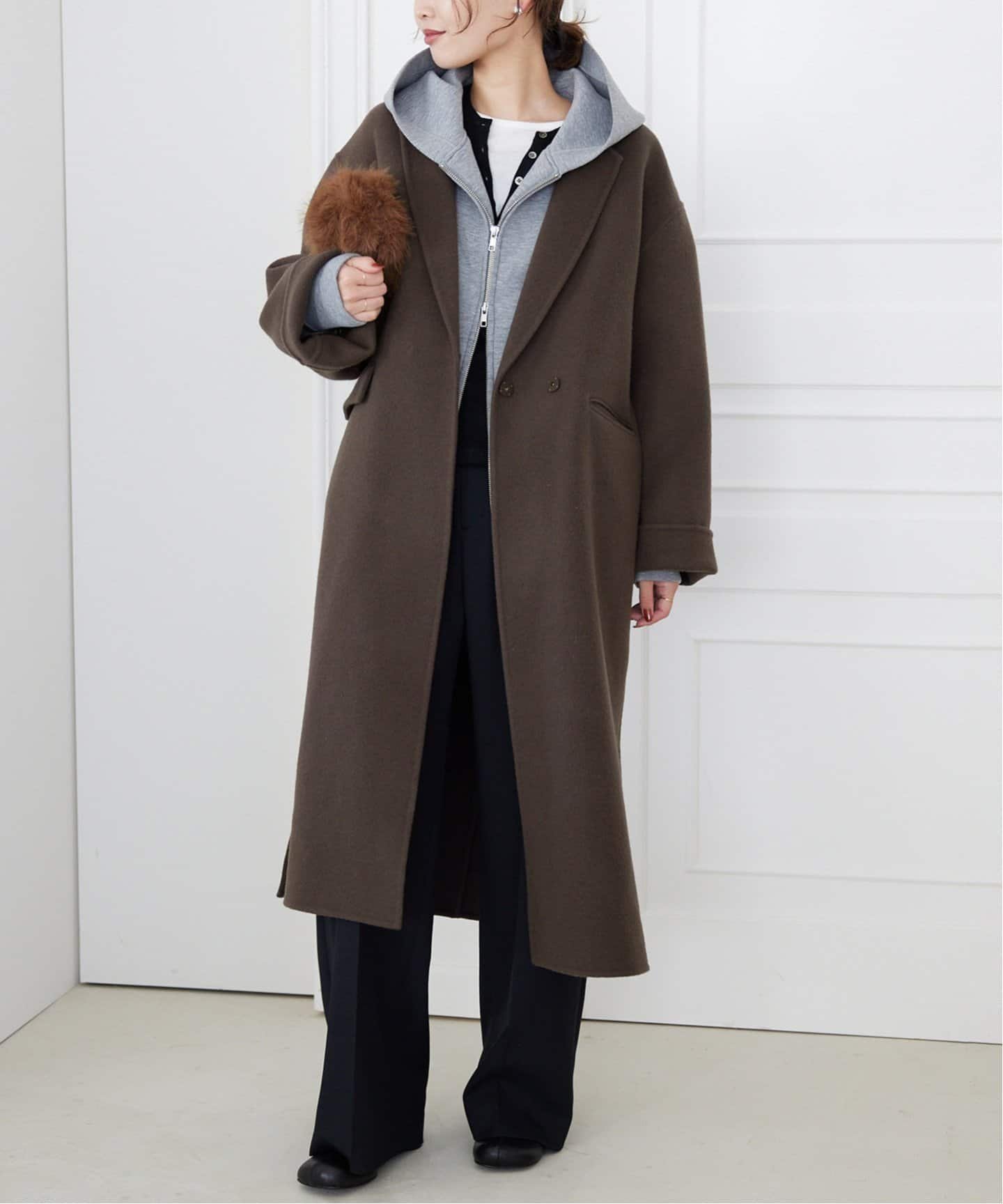 【スローブ イエナ/SLOBE IENA】のsouple woolダブルフェイスチェスターコート 人気、トレンドファッション・服の通販 founy(ファニー) 　ファッション　Fashion　レディースファッション　WOMEN　アウター　Coat Outerwear　コート　Coats　チェスターコート　Top Coat　2024年　2024　2024-2025秋冬・A/W　Aw/Autumn/Winter/Fw/Fall/2024-2025　チェスターコート　Chester Coat　日本製　Made In Japan　 other-1|ID: prp329100004189839 ipo3291000000029538868