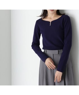 【ナチュラル ビューティー ベーシック/NATURAL BEAUTY BASIC】の総針ベーシックシリーズ カーブネックニット 24AW 人気、トレンドファッション・服の通販 founy(ファニー) ファッション Fashion レディースファッション WOMEN トップス・カットソー Tops/Tshirt ニット Knit Tops 2024年 2024 2024-2025秋冬・A/W Aw/Autumn/Winter/Fw/Fall/2024-2025 コンパクト Compact パール Pearl ベーシック Basic エレガント 上品 Elegant 定番 Standard |ID:prp329100004189920