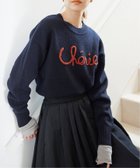 【スローブ イエナ/SLOBE IENA】の《WEB限定/追加》cherie刺繍ニット 人気、トレンドファッション・服の通販 founy(ファニー) ファッション Fashion レディースファッション WOMEN トップス・カットソー Tops/Tshirt ニット Knit Tops 2024年 2024 2024-2025秋冬・A/W Aw/Autumn/Winter/Fw/Fall/2024-2025 thumbnail ネイビー|ID: prp329100004189926 ipo3291000000029531765