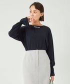 【その他のブランド/Other】のフェイクパールライク タックネック プルオーバー カットソー NAVY|ID: prp329100004190084 ipo3291000000029276258