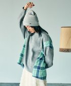 【ニコアンド/niko and】のMODE NORM CORE ワッフル×チェックプルオーバー 人気、トレンドファッション・服の通販 founy(ファニー) ファッション Fashion レディースファッション WOMEN トップス・カットソー Tops/Tshirt プルオーバー Pullover ショルダー Shoulder チェック Check ドッキング Docking ドロップ Drop ワッフル Waffle 秋 Autumn/Fall thumbnail グレー12|ID: prp329100004190113 ipo3291000000029026728