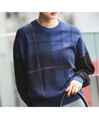 【ビームス ウイメン/BEAMS】のFRED PERRY / 別注 Tartan Jumper 24AW フレッドペリー タータン柄ニット 人気、トレンドファッション・服の通販 founy(ファニー) ファッション Fashion レディースファッション WOMEN トップス・カットソー Tops/Tshirt ニット Knit Tops アクリル Acrylic シンプル Simple ジャカード Jacquard スラックス Slacks デニム Denim フィット Fit 別注 Special Order リラックス Relax おすすめ Recommend 2024年 2024 2024-2025秋冬・A/W Aw/Autumn/Winter/Fw/Fall/2024-2025 thumbnail NAVY|ID: prp329100004190118 ipo3291000000029071659