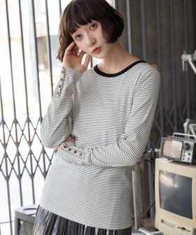 【ニコアンド/niko and】 袖ボタンコットンリブプルオーバー人気、トレンドファッション・服の通販 founy(ファニー) ファッション Fashion レディースファッション WOMEN トップス・カットソー Tops/Tshirt プルオーバー Pullover A/W・秋冬 Aw・Autumn/Winter・Fw・Fall-Winter おすすめ Recommend インナー Inner フィット Fit ベスト Vest ワンポイント One Point |ID:prp329100004190151