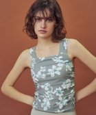 【ジュリエ/Julier】のBeigeflowerプリントミドルトップス 人気、トレンドファッション・服の通販 founy(ファニー) ファッション Fashion レディースファッション WOMEN トップス・カットソー Tops/Tshirt スクエア Square ストレッチ Stretch フィット Fit プリント Print 水着 Swimsuit ヨガ Yoga おすすめ Recommend thumbnail ブラウン|ID: prp329100004190212 ipo3291000000029027210