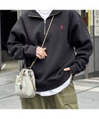 【シーピーシーエム/CPCM】の【U.S. POLO ASSN.】裏起毛ハーフジッププルオーバー 人気、トレンドファッション・服の通販 founy(ファニー) ファッション Fashion レディースファッション WOMEN トップス・カットソー Tops/Tshirt プルオーバー Pullover イタリア Italy コレクション Collection メンズ Mens 冬 Winter 腕時計 Watch thumbnail ブラック|ID: prp329100004190242 ipo3291000000029027337