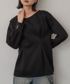 【センスオブプレイス/SENSE OF PLACE by URBAN RESEARCH】のウエストタックプルオーバー 人気、トレンドファッション・服の通販 founy(ファニー) ファッション Fashion レディースファッション WOMEN トップス・カットソー Tops/Tshirt プルオーバー Pullover 2024年 2024 2024-2025秋冬・A/W Aw/Autumn/Winter/Fw/Fall/2024-2025 A/W・秋冬 Aw・Autumn/Winter・Fw・Fall-Winter 冬 Winter おすすめ Recommend ペプラム Peplum ワイド Wide thumbnail BLACK|ID: prp329100004190261 ipo3291000000029542179