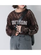 【エヘカソポ/ehka sopo】のレースプリントロンT 人気、トレンドファッション・服の通販 founy(ファニー) ファッション Fashion レディースファッション WOMEN トップス・カットソー Tops/Tshirt ロング / Tシャツ T-Shirts スポーティ Sporty スリーブ Sleeve プリント Print レース Race ロング Long thumbnail ブラウン|ID: prp329100004190345 ipo3291000000029027751