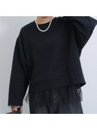 【サマンサモスモス/Samansa Mos2】のジャカードダンボールプルオーバー 人気、トレンドファッション・服の通販 founy(ファニー) ファッション Fashion レディースファッション WOMEN トップス・カットソー Tops/Tshirt プルオーバー Pullover シンプル Simple ジャカード Jacquard ハイネック High Neck ベーシック Basic thumbnail ブラック|ID: prp329100004190352 ipo3291000000029166484