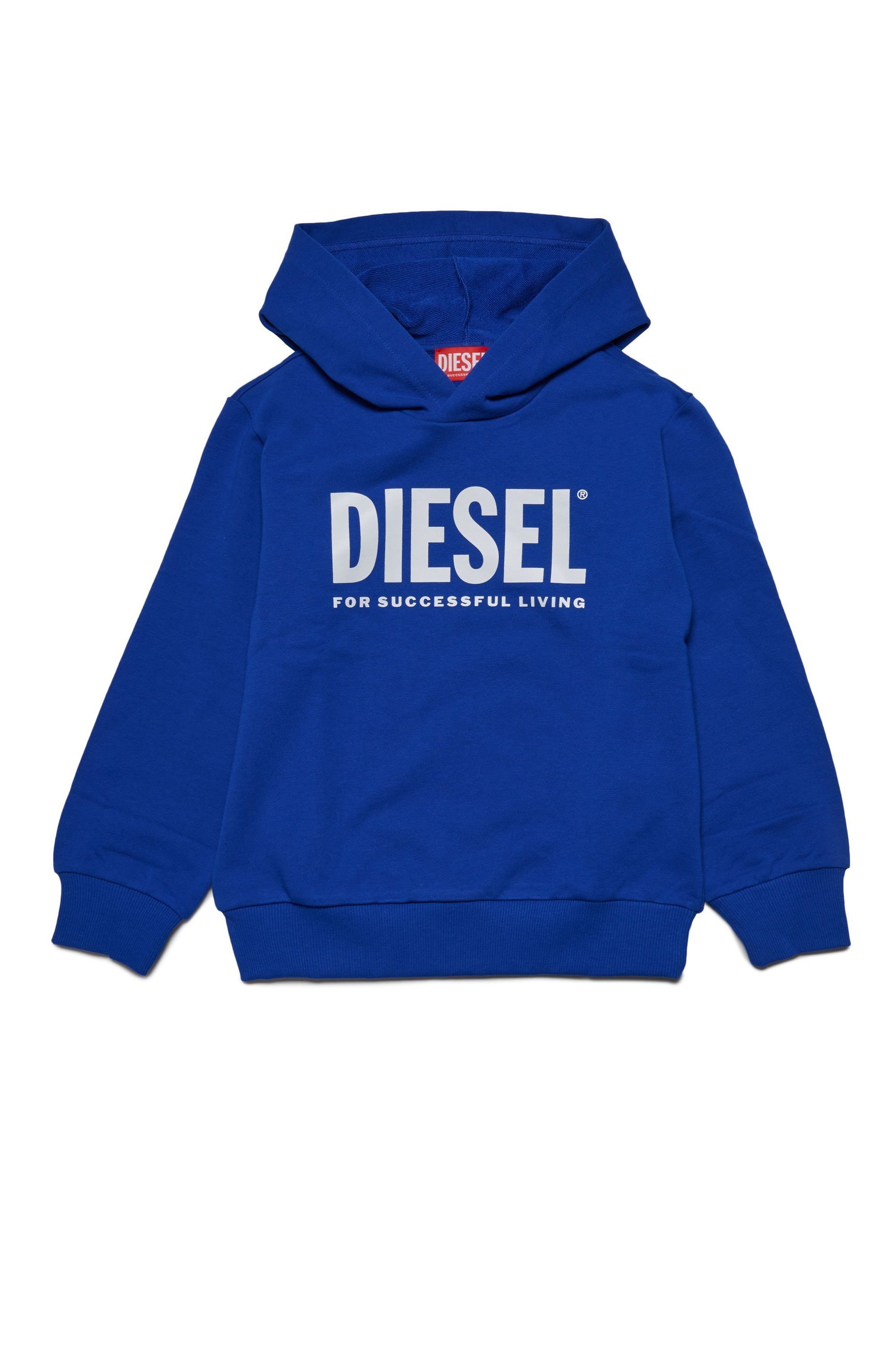 【ディーゼル/DIESEL / KIDS】のキッズ フーディースウェット ロゴ インテリア・キッズ・メンズ・レディースファッション・服の通販 founy(ファニー) 　ファッション　Fashion　キッズファッション　KIDS　おすすめ　Recommend　ギフト プレゼント　Gift Present　ショート　Short　セットアップ　Set Up　フロント　Front　リラックス　Relax　ロング　Long　ブルー|ID: prp329100004190527 ipo3291000000029515433