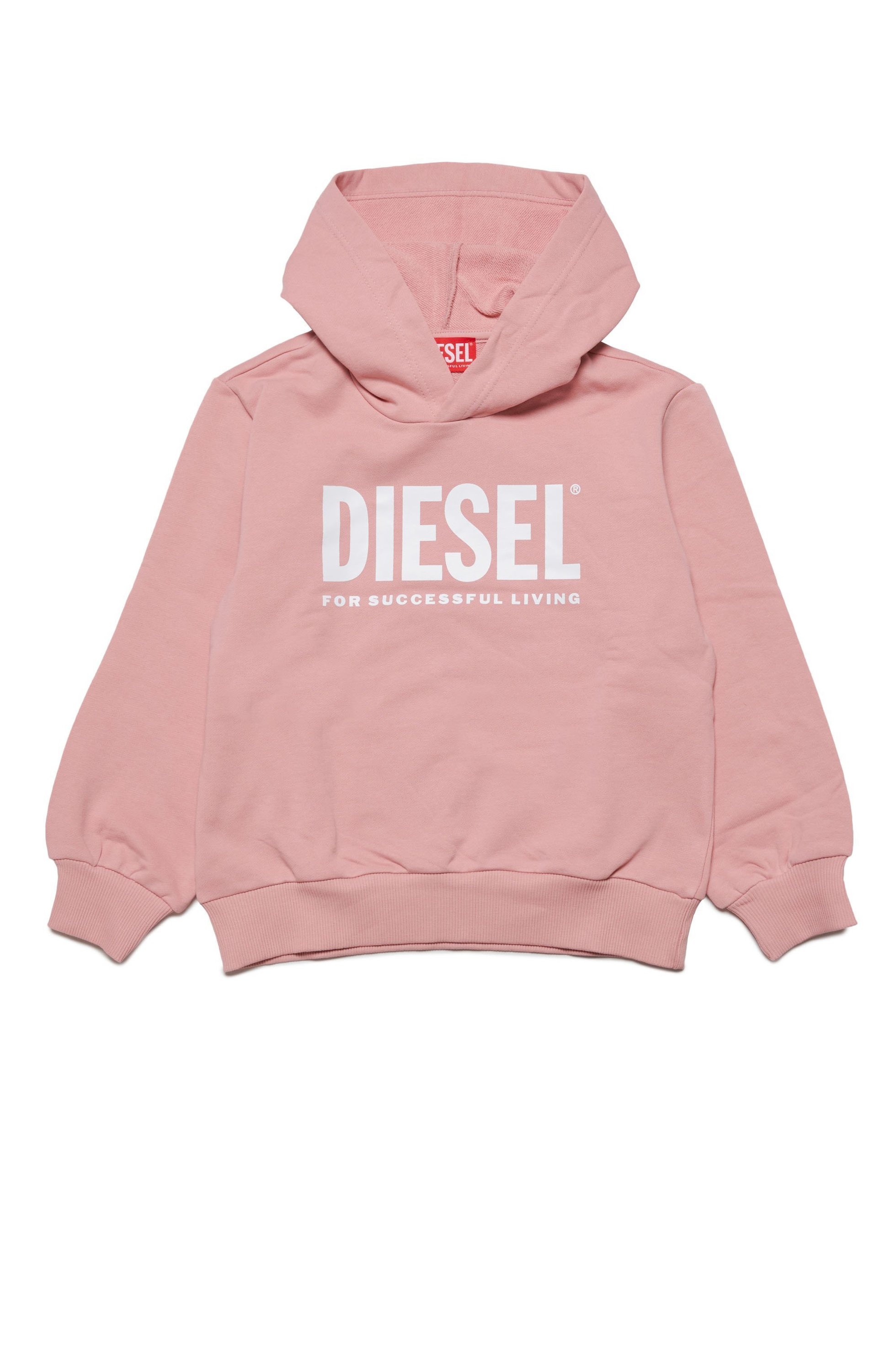 【ディーゼル/DIESEL / KIDS】のキッズ フーディースウェット ロゴ インテリア・キッズ・メンズ・レディースファッション・服の通販 founy(ファニー) 　ファッション　Fashion　キッズファッション　KIDS　おすすめ　Recommend　ギフト プレゼント　Gift Present　ショート　Short　セットアップ　Set Up　フロント　Front　リラックス　Relax　ロング　Long　ピンク|ID: prp329100004190527 ipo3291000000029515437