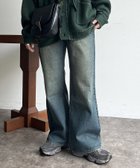 【シーピーシーエム/CPCM】のフレアデニム 人気、トレンドファッション・服の通販 founy(ファニー) ファッション Fashion レディースファッション WOMEN ウォッシュ Wash ジーンズ Jeans デニム Denim パッチ Patch フレア Flare thumbnail インディゴブルー|ID: prp329100004190640 ipo3291000000029029149