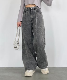 【ヘザー/Heather】のハイウエストデニムワイドパンツ 人気、トレンドファッション・服の通販 founy(ファニー) ファッション Fashion レディースファッション WOMEN パンツ Pants S/S・春夏 Ss・Spring/Summer おすすめ Recommend デニム Denim フロント Front ボレロ Bolero ポケット Pocket ワイド Wide 夏 Summer 春 Spring |ID:prp329100004190728