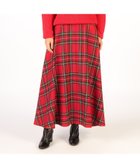 【スキャパ/SCAPA】のロイヤルムーンチェックスカート 人気、トレンドファッション・服の通販 founy(ファニー) ファッション Fashion レディースファッション WOMEN スカート Skirt A/W・秋冬 Aw・Autumn/Winter・Fw・Fall-Winter エレガント 上品 Elegant チェック Check ドレープ Drape フェミニン Feminine フレア Flare ロング Long thumbnail レッド|ID: prp329100004190765 ipo3291000000029029642