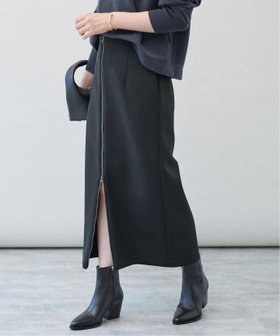 【ヴェルメイユ パー イエナ/VERMEIL par iena】のフロントZIPタイトスカート 人気、トレンドファッション・服の通販 founy(ファニー) ファッション Fashion レディースファッション WOMEN スカート Skirt 2024年 2024 2024-2025秋冬・A/W Aw/Autumn/Winter/Fw/Fall/2024-2025 インナー Inner カットソー Cut And Sew シンプル Simple ジャージー Jersey スリット Slit タイトスカート Tight Skirt フロント Front リラックス Relax |ID:prp329100004190801