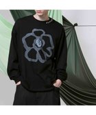 【メゾンスペシャル/MAISON SPECIAL】のFlower Hand-Printed Oversized Stitched Crew Neck Long Sleeve T-Shirt GRY|ID: prp329100004191165 ipo3291000000029102454