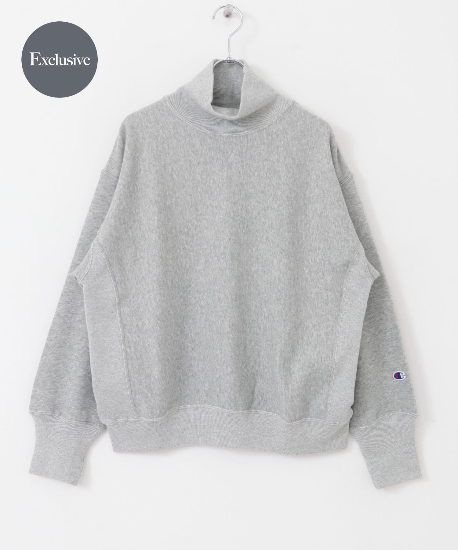 【アーバンリサーチ ドアーズ/URBAN RESEARCH DOORS】の『別注』Champion*DOORS HIGHNECK SWEAT インテリア・キッズ・メンズ・レディースファッション・服の通販 founy(ファニー) 　ファッション　Fashion　レディースファッション　WOMEN　トップス・カットソー　Tops/Tshirt　パーカ　Sweats　スウェット　Sweat　2024年　2024　2024-2025秋冬・A/W　Aw/Autumn/Winter/Fw/Fall/2024-2025　A/W・秋冬　Aw・Autumn/Winter・Fw・Fall-Winter　冬　Winter　別注　Special Order　グレー|ID: prp329100004191319 ipo3291000000029422415