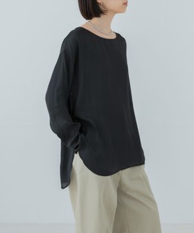 【アーバンリサーチ/URBAN RESEARCH】 ヴィンテージサテンTブラウス人気、トレンドファッション・服の通販 founy(ファニー) ファッション Fashion レディースファッション WOMEN トップス・カットソー Tops/Tshirt シャツ/ブラウス Shirts/Blouses 2024年 2024 2024-2025秋冬・A/W Aw/Autumn/Winter/Fw/Fall/2024-2025 A/W・秋冬 Aw・Autumn/Winter・Fw・Fall-Winter 冬 Winter インナー Inner サテン Satin シャーリング Shirring スリット Slit デニム Denim ベーシック Basic |ID:prp329100004191330