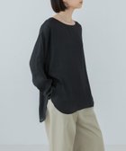 【アーバンリサーチ/URBAN RESEARCH】のヴィンテージサテンTブラウス 人気、トレンドファッション・服の通販 founy(ファニー) ファッション Fashion レディースファッション WOMEN トップス・カットソー Tops/Tshirt シャツ/ブラウス Shirts/Blouses 2024年 2024 2024-2025秋冬・A/W Aw/Autumn/Winter/Fw/Fall/2024-2025 A/W・秋冬 Aw・Autumn/Winter・Fw・Fall-Winter 冬 Winter インナー Inner サテン Satin シャーリング Shirring スリット Slit デニム Denim ベーシック Basic thumbnail BLACK|ID: prp329100004191330 ipo3291000000029531790