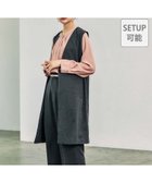 【グローバルワーク/GLOBAL WORK】のウツクシルエットVネックジレロング/133337 人気、トレンドファッション・服の通販 founy(ファニー) ファッション Fashion レディースファッション WOMEN アウター Coat Outerwear トップス・カットソー Tops/Tshirt ベスト/ジレ Gilets/Vests Vネック V-Neck シンプル Simple セレモニー Ceremony デニム Denim ロング Long thumbnail チャコール18|ID: prp329100004191402 ipo3291000000029034351