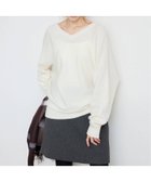 【スローブ イエナ/SLOBE IENA】のソフトラムナイロンVネックプルオーバー 人気、トレンドファッション・服の通販 founy(ファニー) ファッション Fashion レディースファッション WOMEN トップス・カットソー Tops/Tshirt プルオーバー Pullover Vネック V-Neck 2024年 2024 2024-2025秋冬・A/W Aw/Autumn/Winter/Fw/Fall/2024-2025 カットソー Cut And Sew シンプル Simple リラックス Relax thumbnail ホワイト|ID: prp329100004191491 ipo3291000000029531895