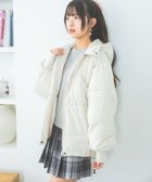 【レピピアルマリオ/repipi armario / KIDS】のエアサーマルフードブルゾン 人気、トレンドファッション・服の通販 founy(ファニー) ファッション Fashion キッズファッション KIDS A/W・秋冬 Aw・Autumn/Winter・Fw・Fall-Winter ショート Short ダウン Down デニム Denim トレンド Trend ボトム Bottom モノトーン Monotone リボン Ribbon 切替 Switching 防寒 Cold Protection thumbnail アイボリー08|ID: prp329100004191517 ipo3291000000029531649