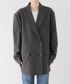 【ジャーナルスタンダード レリューム/JOURNAL STANDARD relume】の【PROVOKE/プロヴォーク】 big jacket ジャケット 人気、トレンドファッション・服の通販 founy(ファニー) ファッション Fashion レディースファッション WOMEN アウター Coat Outerwear ジャケット Jackets 2024年 2024 2024-2025秋冬・A/W Aw/Autumn/Winter/Fw/Fall/2024-2025 ジャケット Jacket thumbnail グレー|ID: prp329100004191646 ipo3291000000029160700