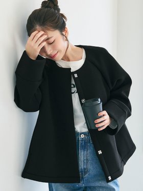 【コカ/COCA】のハリ感ダンボールワイドスリーブジャケット 人気、トレンドファッション・服の通販 founy(ファニー) ファッション Fashion レディースファッション WOMEN アウター Coat Outerwear ジャケット Jackets ポケット Pocket |ID:prp329100004191716