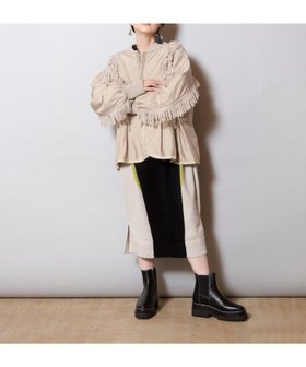 【オズモーシス/OSMOSIS】のMA-1ニットブルゾン 人気、トレンドファッション・服の通販 founy(ファニー) ファッション Fashion レディースファッション WOMEN アウター Coat Outerwear ブルゾン Blouson/Jackets MA-1 MA-1 トップス・カットソー Tops/Tshirt ニット Knit Tops A/W・秋冬 Aw・Autumn/Winter・Fw・Fall-Winter ブルゾン Blouson ペプラム Peplum 今季 This Season |ID:prp329100004191724