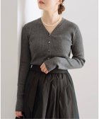 【イエナ/IENA】のイタリア糸 RIB Vネックカーディガン 人気、トレンドファッション・服の通販 founy(ファニー) ファッション Fashion レディースファッション WOMEN トップス・カットソー Tops/Tshirt カーディガン Cardigans Vネック V-Neck 2024年 2024 2024-2025秋冬・A/W Aw/Autumn/Winter/Fw/Fall/2024-2025 イタリア Italy カーディガン Cardigan シンプル Simple ベーシック Basic ビジネス 仕事 通勤 Business thumbnail グレーA|ID: prp329100004191776 ipo3291000000029035942