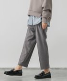 【グローバルワーク/GLOBAL WORK】のあったかウツクシルエットテーパードパンツ/115428 人気、トレンドファッション・服の通販 founy(ファニー) ファッション Fashion レディースファッション WOMEN パンツ Pants カットソー Cut And Sew ジップ Zip ストレッチ Stretch センター Center 人気 Popularity フラット Flat フロント Front ポケット Pocket リラックス Relax おすすめ Recommend thumbnail チャコール17|ID: prp329100004191912 ipo3291000000029036522