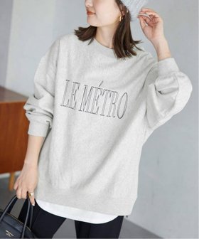 【スローブ イエナ/SLOBE IENA】の《WEB限定/追加5 》LE METRO スウェット 人気、トレンドファッション・服の通販 founy(ファニー) ファッション Fashion レディースファッション WOMEN トップス・カットソー Tops/Tshirt パーカ Sweats スウェット Sweat 2024年 2024 2024-2025秋冬・A/W Aw/Autumn/Winter/Fw/Fall/2024-2025 スウェット Sweat |ID:prp329100004191979