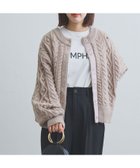 【コーエン/COEN】の【WEB限定】2WAYアランケーブルカーディガン BEIGE|ID: prp329100004192044 ipo3291000000029037204