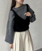 【ゼヴォン/Thevon】のシャギービスチェセットニット 人気、トレンドファッション・服の通販 founy(ファニー) ファッション Fashion レディースファッション WOMEN トップス・カットソー Tops/Tshirt ニット Knit Tops ビスチェ Bustier 2024年 2024 2024-2025秋冬・A/W Aw/Autumn/Winter/Fw/Fall/2024-2025 A/W・秋冬 Aw・Autumn/Winter・Fw・Fall-Winter ショート Short スラックス Slacks タイトスカート Tight Skirt デニム Denim ビスチェ Bustier リブニット Rib Knit thumbnail グレー|ID: prp329100004192047 ipo3291000000029037217