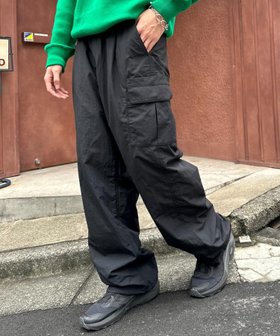 【チャオパニックティピー/CIAOPANIC TYPY】の【GEVACO】ナイロンワークパンツ / 裏フリース 人気、トレンドファッション・服の通販 founy(ファニー) ファッション Fashion レディースファッション WOMEN パンツ Pants ドローコード Draw Cord ベーシック Basic ポケット Pocket ワーク Work 冬 Winter おすすめ Recommend |ID:prp329100004192156