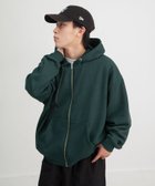 【ジップファイブ/ZIP FIVE】の裏起毛 ジップアップパーカー 049.D/GREEN|ID: prp329100004192168 ipo3291000000029520121