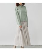 【グローバルワーク/GLOBAL WORK】のフワフワHugmeセットアップ/115407 人気、トレンドファッション・服の通販 founy(ファニー) ファッション Fashion レディースファッション WOMEN セットアップ Setup セットアップ Set Up ハイネック High Neck プリーツ Pleats ランダム Random エレガント 上品 Elegant 楽ちん Easy thumbnail グレイッシュミント×グレージュ73|ID: prp329100004192173 ipo3291000000029037895