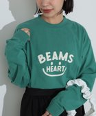 【ビームス ハート/BEAMS HEART】のスマイルロゴ ロングスリーブTシャツ 24AW 人気、トレンドファッション・服の通販 founy(ファニー) ファッション Fashion レディースファッション WOMEN トップス・カットソー Tops/Tshirt シャツ/ブラウス Shirts/Blouses ロング / Tシャツ T-Shirts インナー Inner カットソー Cut And Sew カーディガン Cardigan キャミワンピース Cami Dress コンパクト Compact シンプル Simple スタンダード Standard ストレート Straight スリーブ Sleeve トレンド Trend 定番 Standard 人気 Popularity ビスチェ Bustier プリント Print ボトム Bottom ロング Long おすすめ Recommend 2024年 2024 2024春夏・S/S Ss,Spring/Summer,2024 2024-2025秋冬・A/W Aw/Autumn/Winter/Fw/Fall/2024-2025 thumbnail GREEN|ID: prp329100004192186 ipo3291000000029165613