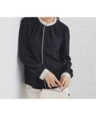 【インデックス/INDEX】のバイカラーデザイントップス【洗濯機洗い可】 人気、トレンドファッション・服の通販 founy(ファニー) ファッション Fashion レディースファッション WOMEN トップス・カットソー Tops/Tshirt ジョーゼット Georgette 切替 Switching thumbnail ブラック|ID: prp329100004192193 ipo3291000000029038220