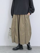 【サマンサモスモス/Samansa Mos2】のグログランナイロンギャザースカート 人気、トレンドファッション・服の通販 founy(ファニー) ファッション Fashion レディースファッション WOMEN スカート Skirt ギャザー Gather シンプル Simple フレア Flare エレガント 上品 Elegant 定番 Standard thumbnail カーキ|ID: prp329100004192272 ipo3291000000029544990