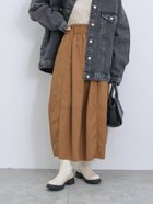 【サマンサモスモス/Samansa Mos2】のグログランナイロンギャザースカート 人気、トレンドファッション・服の通販 founy(ファニー) ファッション Fashion レディースファッション WOMEN スカート Skirt ギャザー Gather シンプル Simple フレア Flare エレガント 上品 Elegant 定番 Standard thumbnail キャメル|ID: prp329100004192272 ipo3291000000029544991